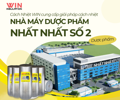 CÁCH NHIỆT CHO NHÀ MÁY DƯỢC PHẨM NHẤT NHẤT SỐ 2