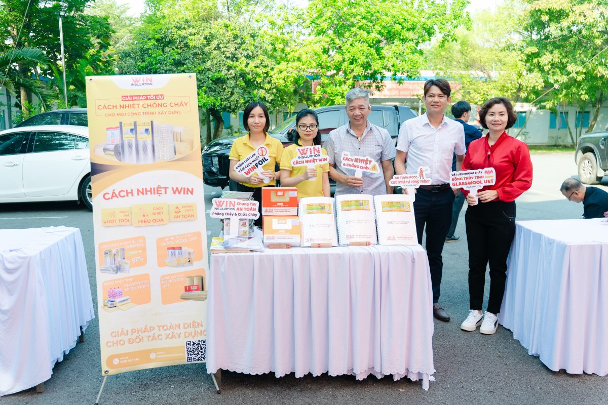 sản phẩm cách nhiệt – chống cháy của Cách Nhiệt WIN tại tọa đàm